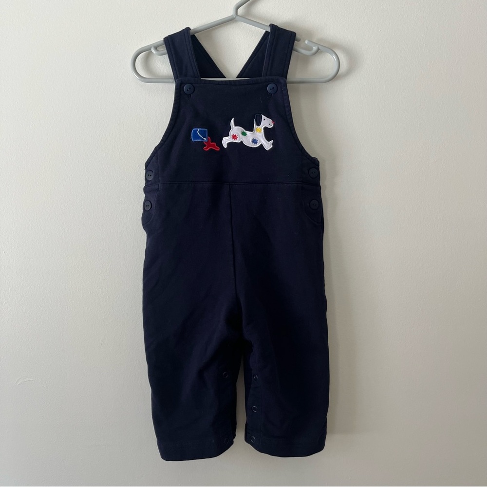 Kids Florence Eiseman Overalls 12m Blue Dog Theme